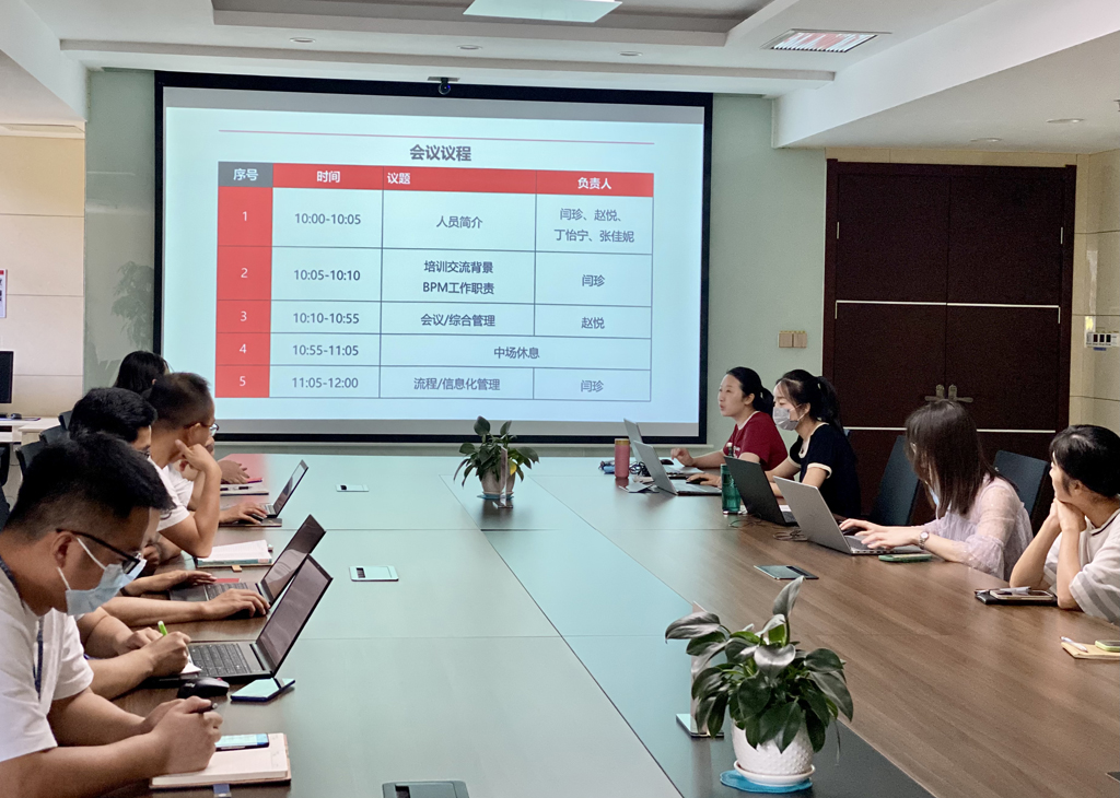 ks凯时微电召开首期BPM专项培训交流会